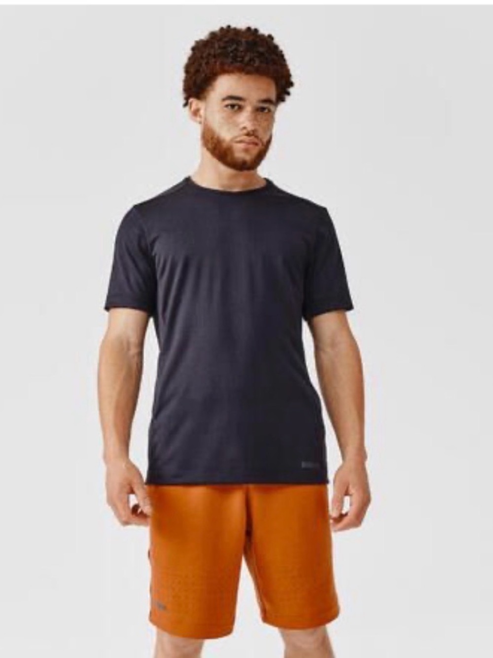 Decathlon  Men's Short Sleeve Crew Tee - Black